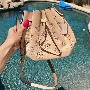 Coach Tan Bucket Bag